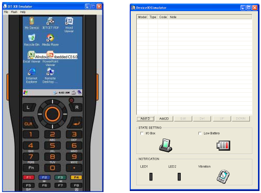 DT-X8 Device Emulator and IO Simulator