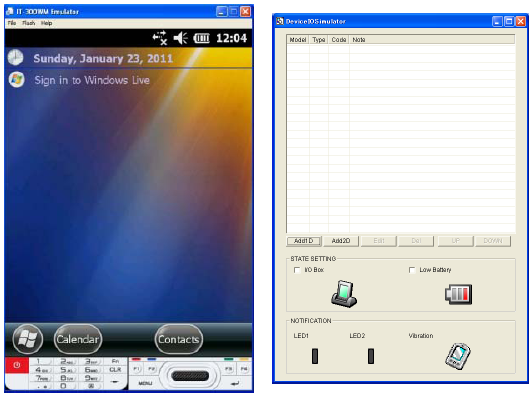 IT-300 Device Emulator and IO Simulator